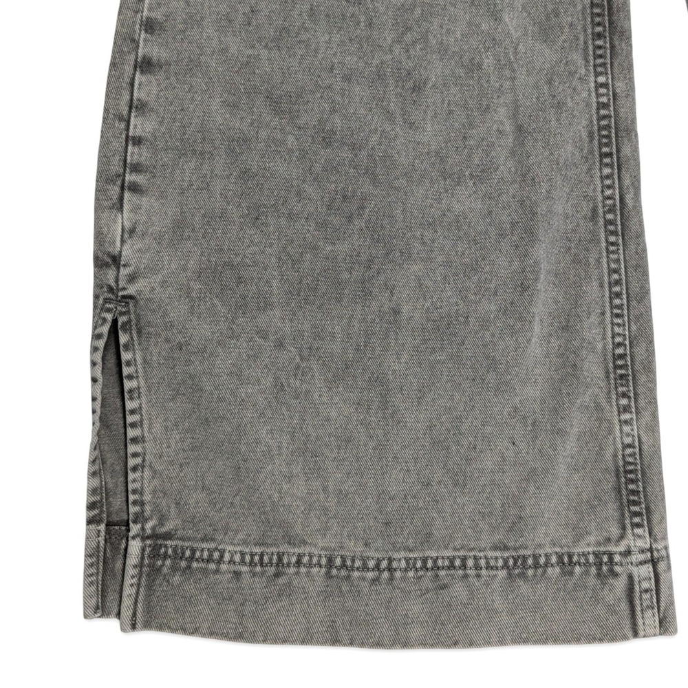 TOCCIN Eileen Wide Leg Denim Pants Desert Gray Side Slit Size 2 NWT $395 - Picture 10 of 14